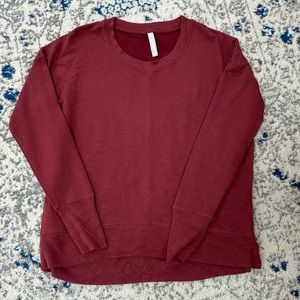 Athleta Burgundy sweatshirt
